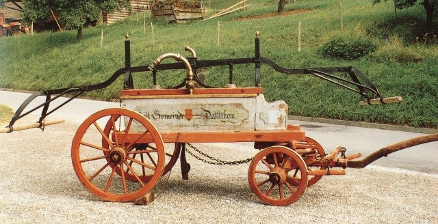 Feuerspritze aus dem Jahre 1819