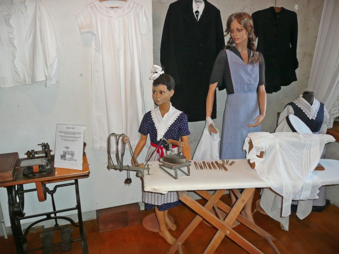 Museumsraum: Textilien