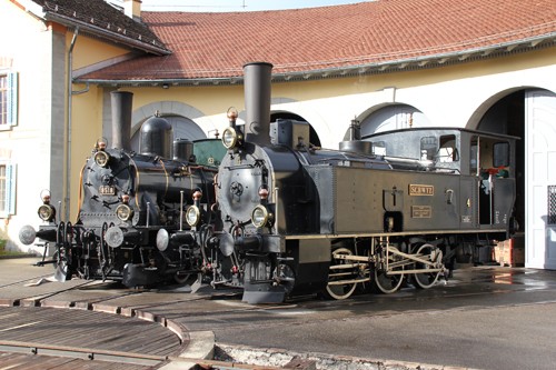 Lokremise Uster: Die älteste Rundremise der Schweiz beherbergt die DVZO-Werkstatt. Jeweils am Samstag wird dort gearbeitet - Besucherinnen und Besucher dürfen gerne reinschauen.<p>©DVZO, Hugo Wenger