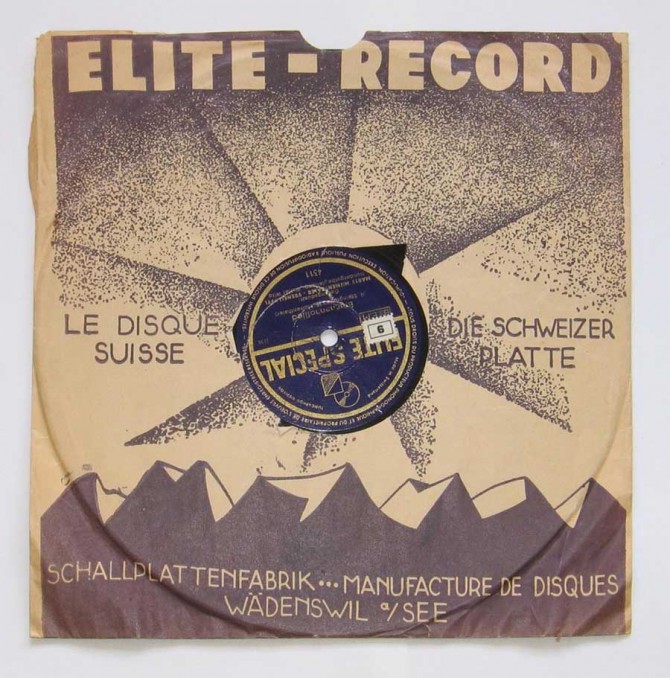 Schallplattenfabrik Wädenswil, um 1930