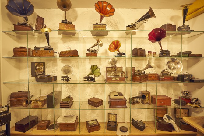 Phonographen und Grammophone