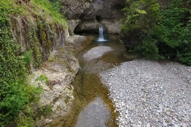 Im Fuchslochbach kann man Goldwaschen.