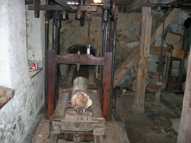 Die Einstelzengattersäge.