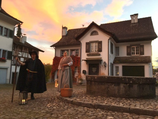 Im historischen Stedtli Grüningen sind die szenischen Stedtliführungen der Heimatschutzgesellschaft ein besonderer Leckerbissen.