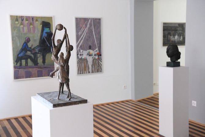 Innenansicht Kunstraum - vordere Räume